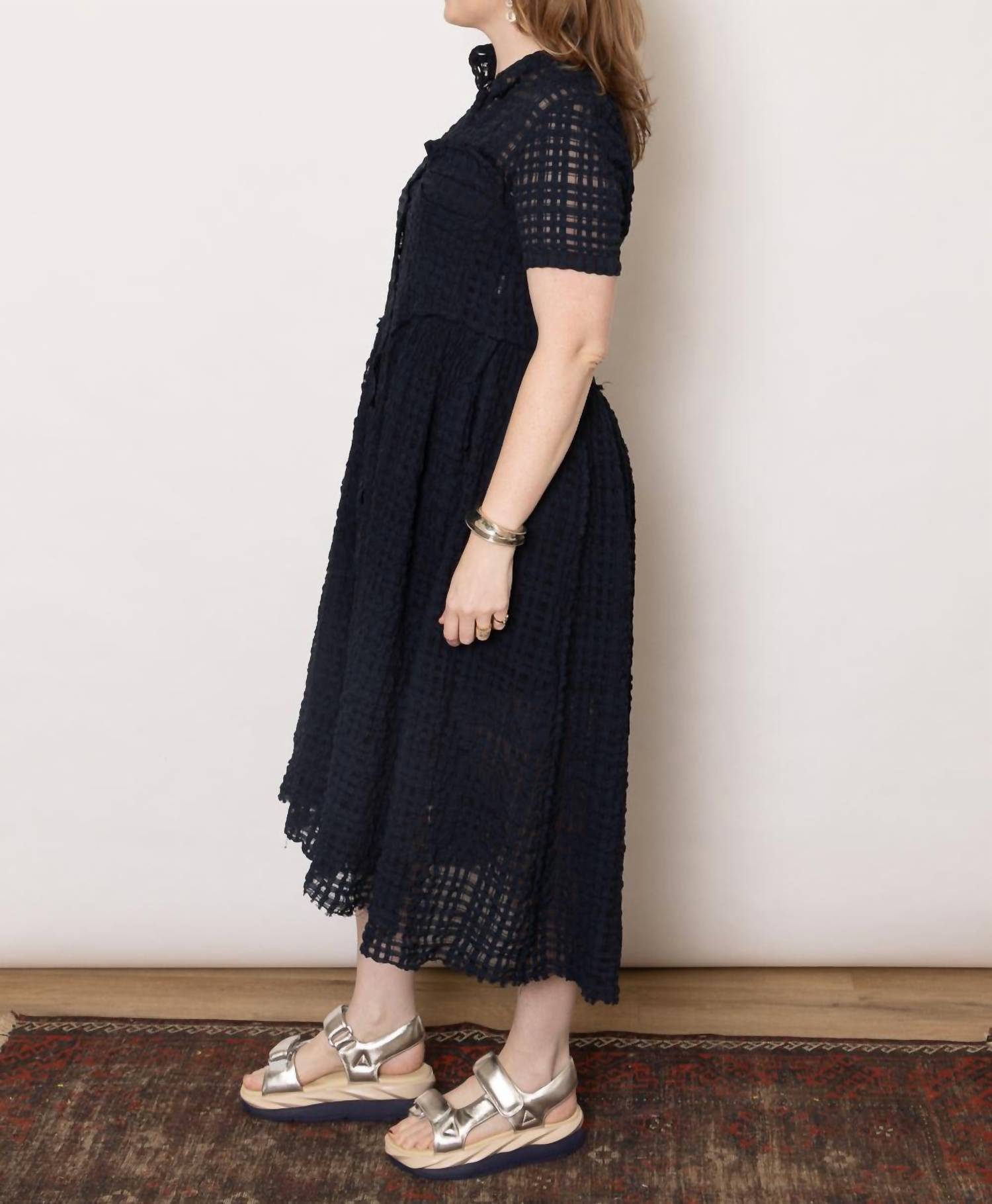 Serienumerica - Loose Shirt Dress