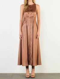 Thml - Landry Pleated Sleeveless Maxi Dress
