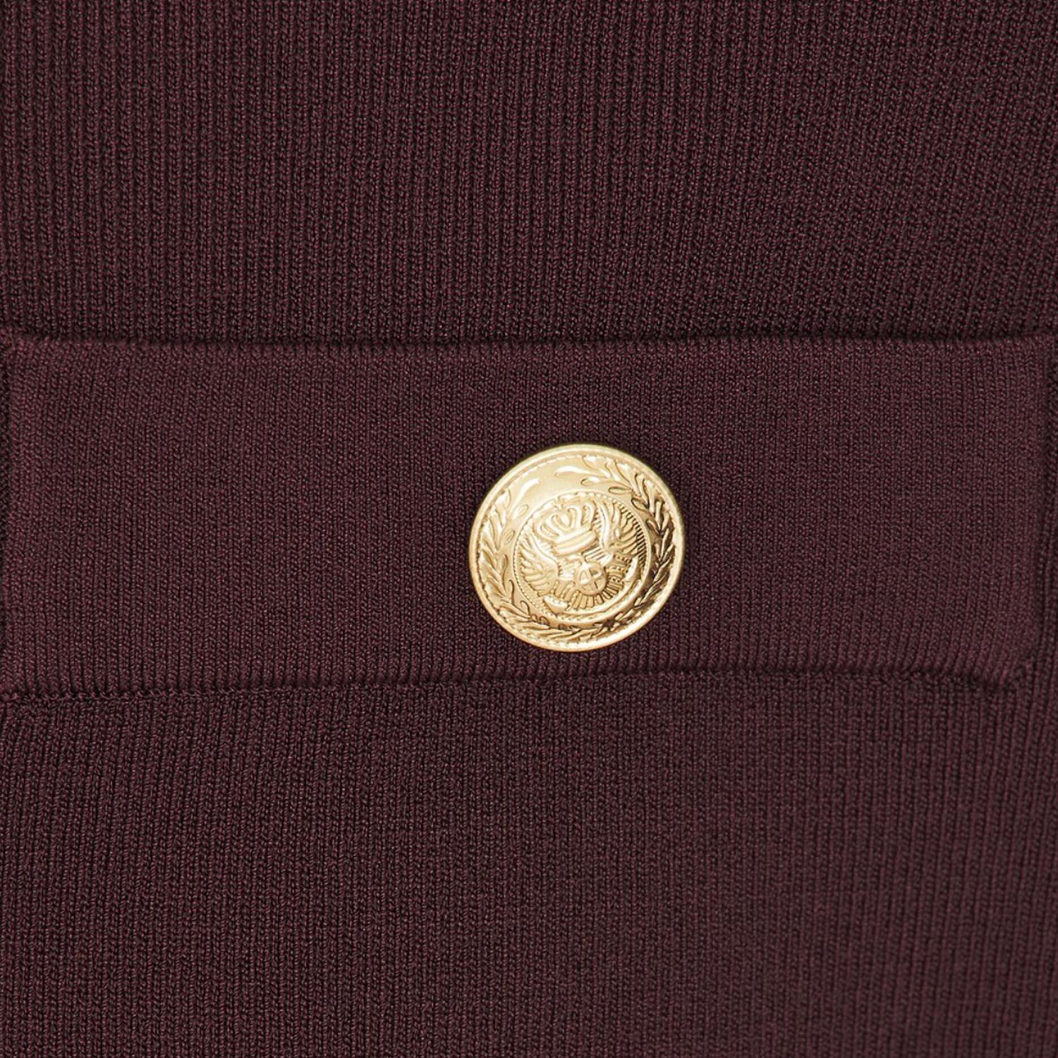 L'Agence Toulouse Cardigan Jacket in chocolate gold - women's cardigan - view 4