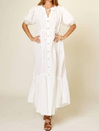 Ces Femme - Button Maxi Dress