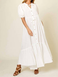 Ces Femme - Button Maxi Dress