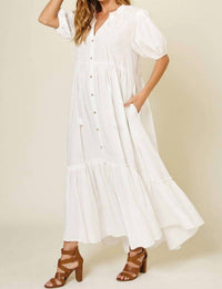 Ces Femme - Button Maxi Dress