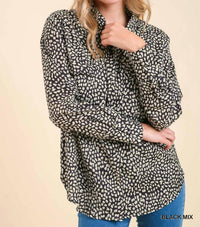 Umgee - Print Button Up Shirt