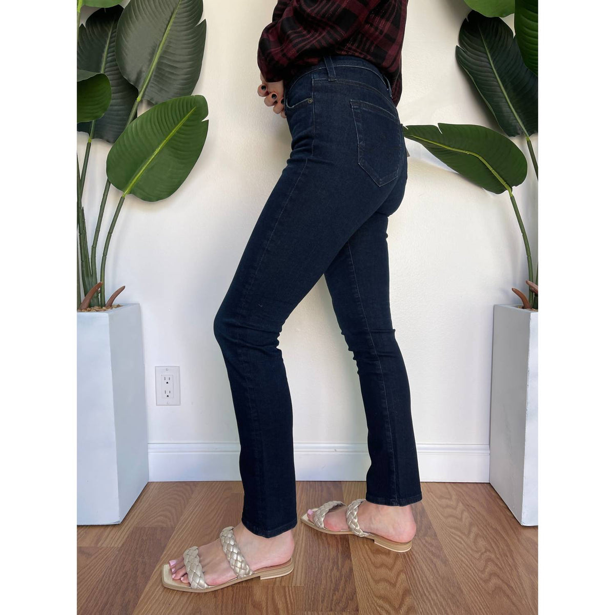 Ag Jeans - Mari High Rise Slim Straight Jeans