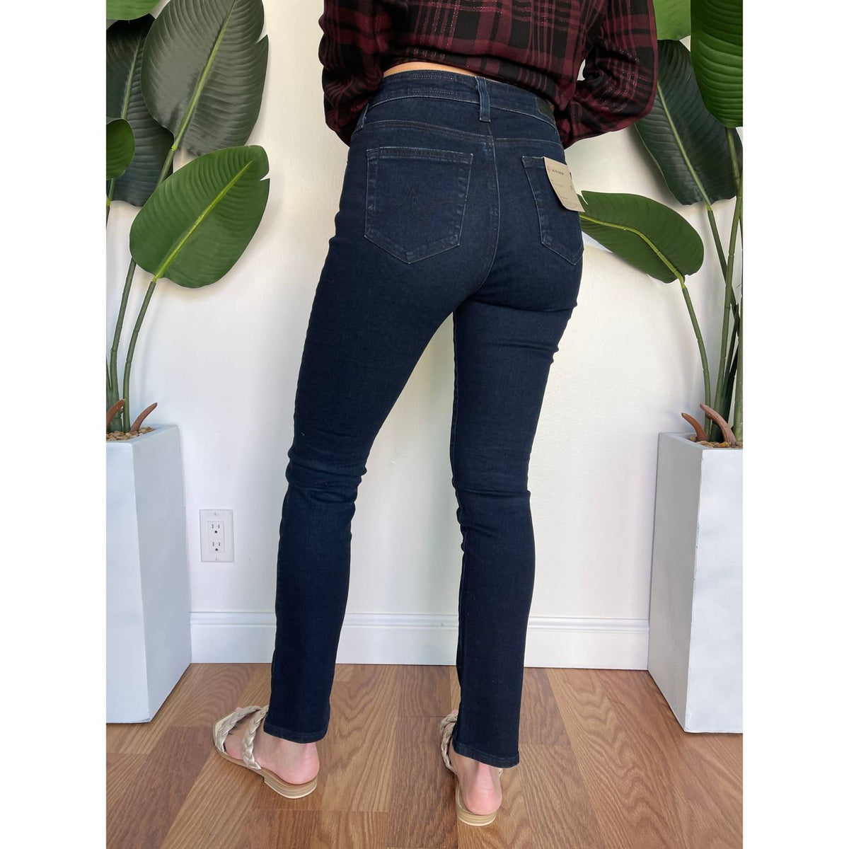 Ag Jeans - Mari High Rise Slim Straight Jeans