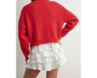 Buttermelon - Georgie Cropped V-neck Cardigan