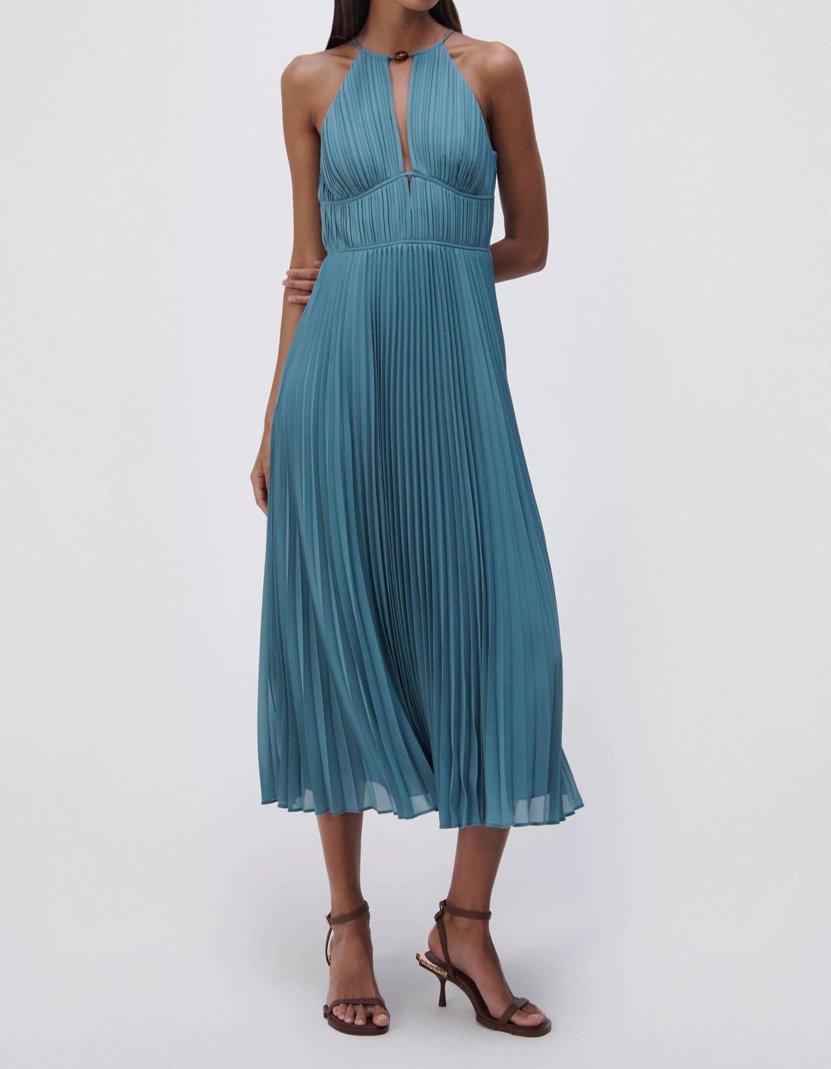 Jonathan Simkhai - Carli Plisse Midi Dress