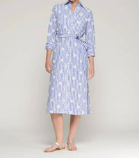 Vilagallo - Striped Shirt Dress