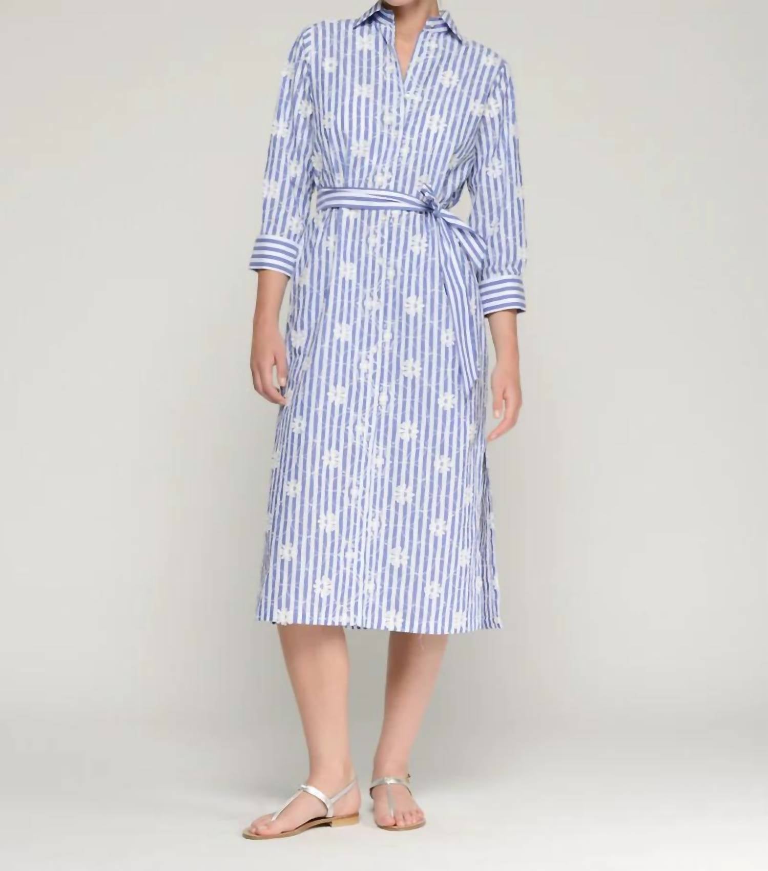 Vilagallo - Striped Shirt Dress