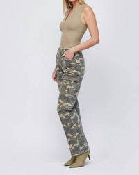 Hidden - Cargo Straight Stretch Jeans