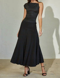 Edit By Nine - Crepe Knit Godet Skirt