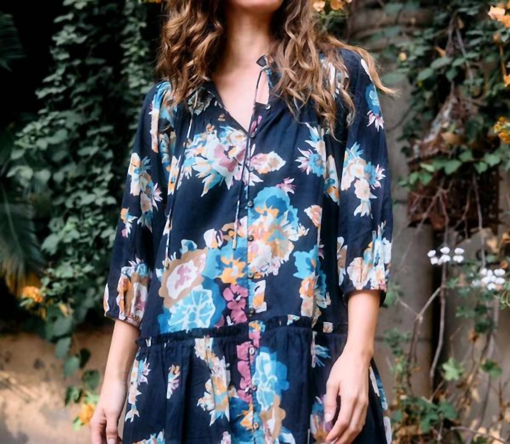 Cleobella Emmanuelle Mini Dress in vitet floral - women's dress - view 4