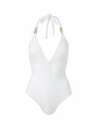 Melissa Odabash - Naples Textured Halterneck One Piece