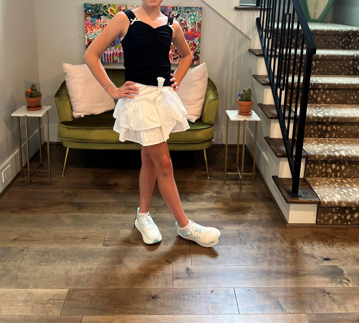 Flowers By Zoe - Girls Tiered Skirt With Bow