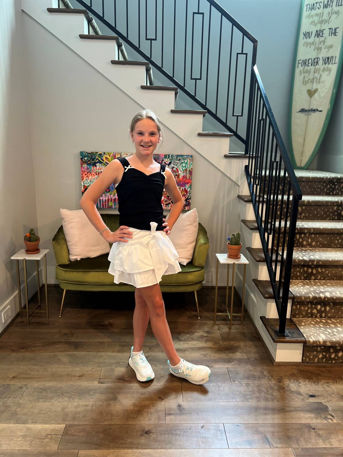 Flowers By Zoe - Girls Tiered Skirt With Bow
