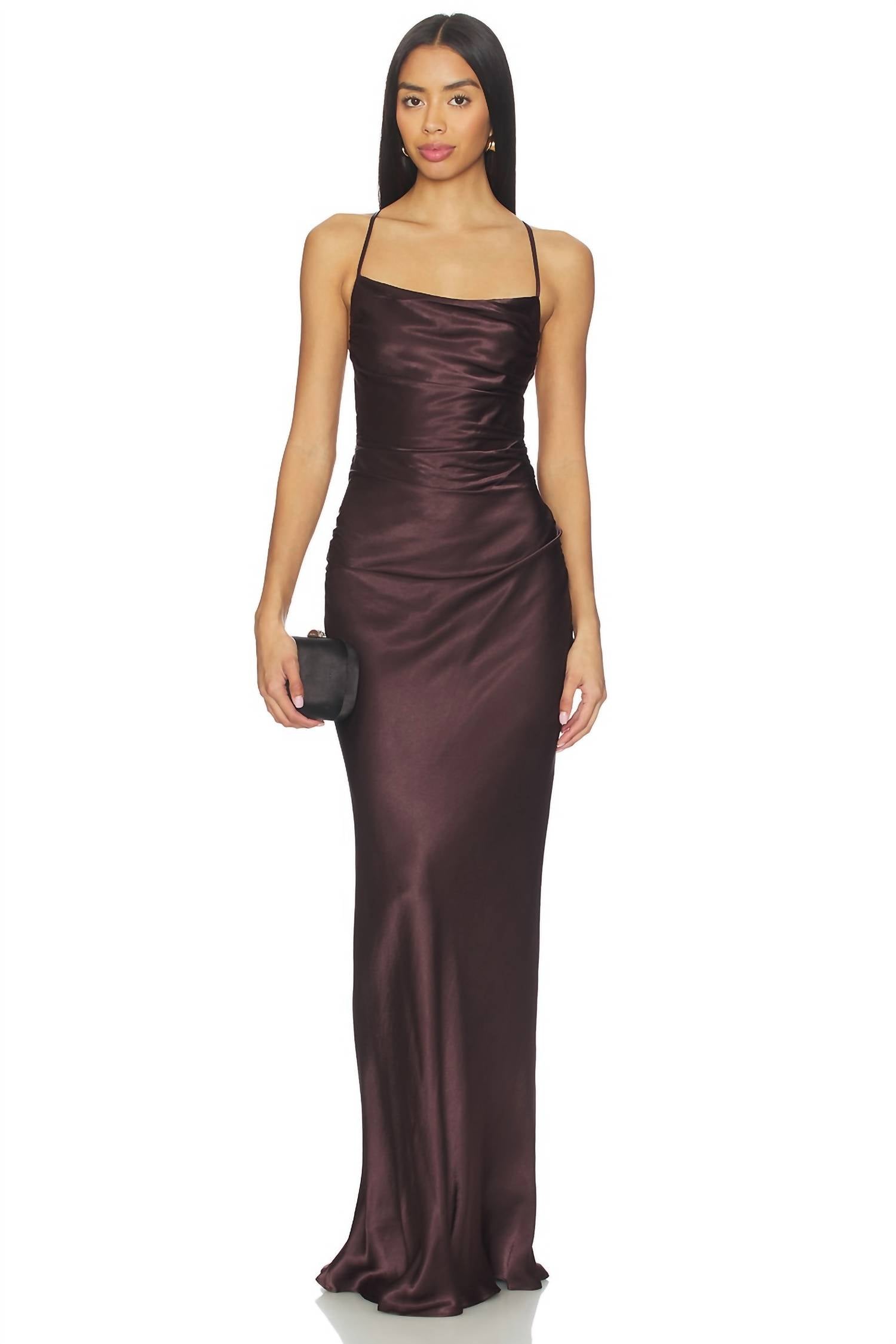 Shona Joy - La Lune Lace Back Maxi Dress