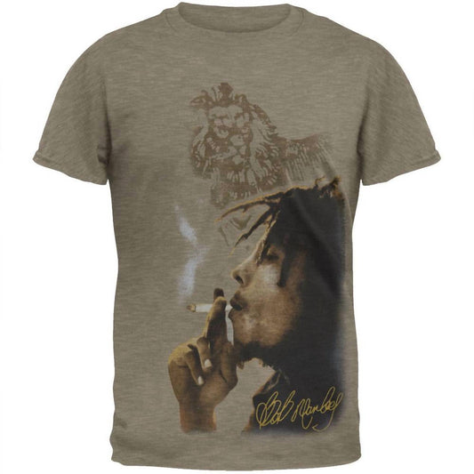 Bob Marley - Men's Smoke Side Soft T-shirt