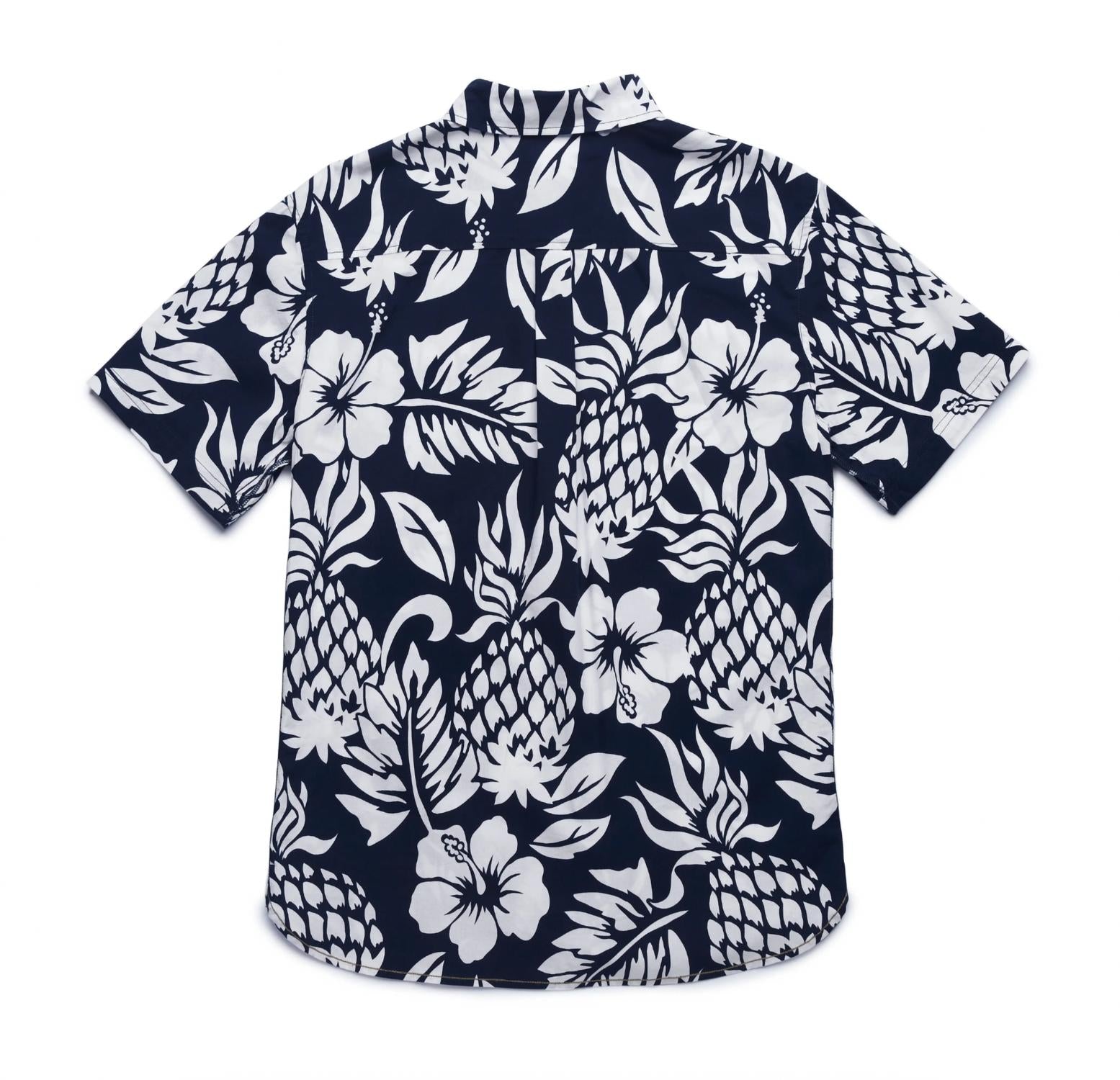 Surfside Supply - MEN JOEY FLORAL PINEAPPLE SHIRT
