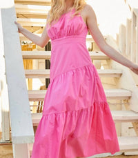 Mittoshop - Poplin One Shoulder Maxi Dress