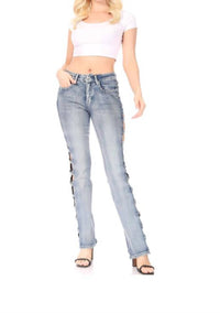Bus Stop - Sexy Criss Cross Jeans