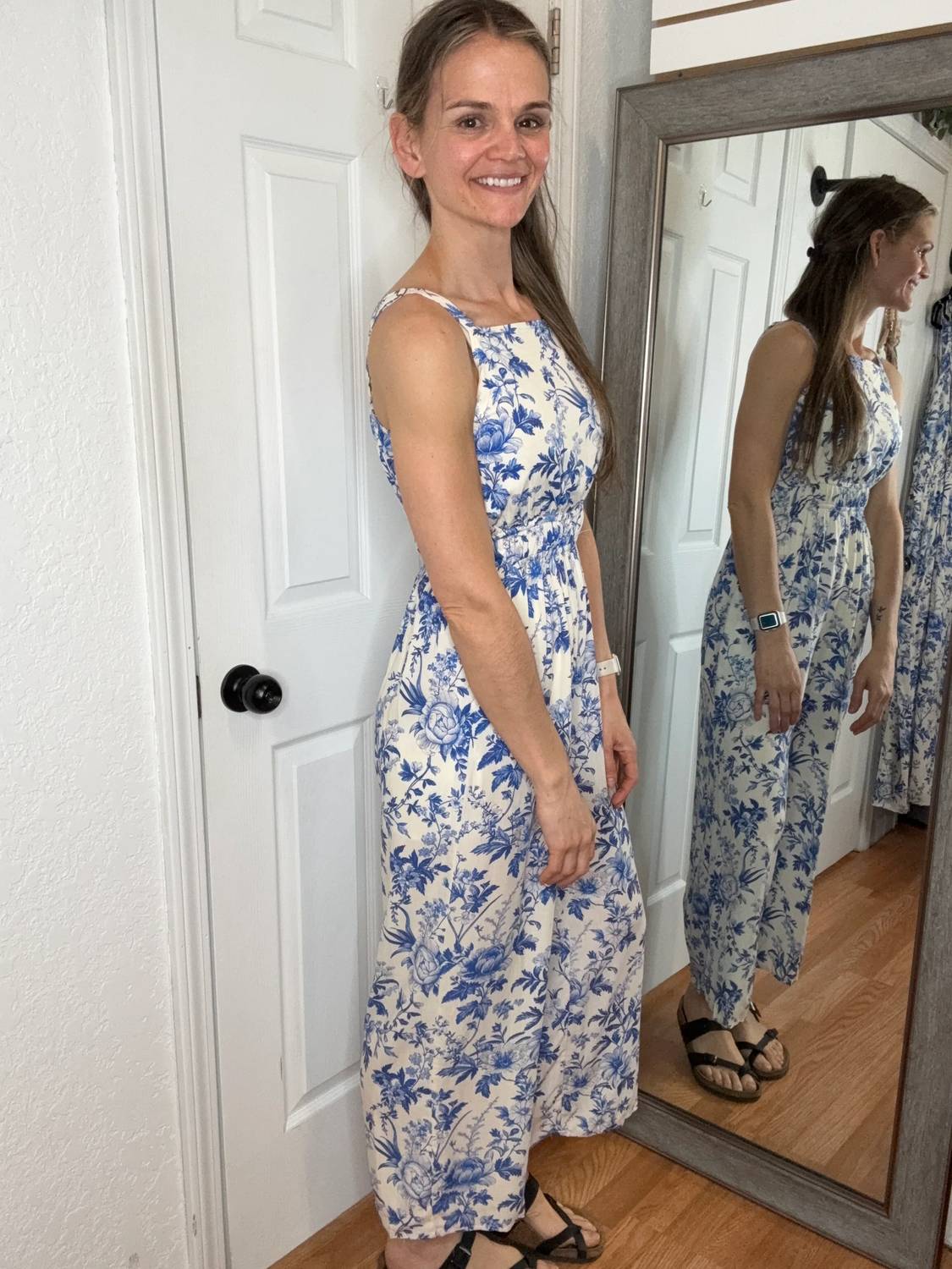 Hayden La - Myla Floral Smocked Waist Jumpsuit