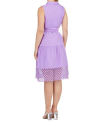 Jade - Lace Trim Midi Dress