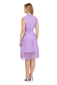 Jade - Lace Trim Midi Dress