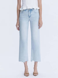 Vervet By Flying Monkey - Aileeah High Rise Slim Wide Leg Denim Jeans