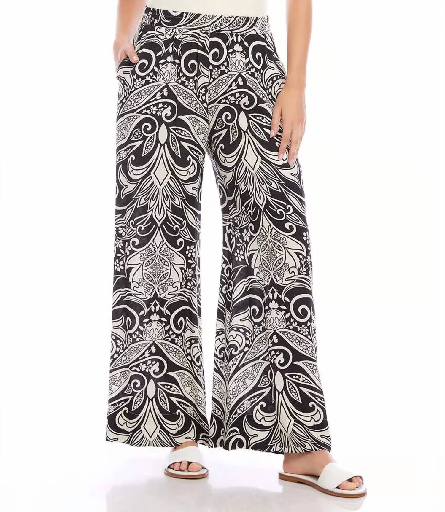 Karen Kane - Pallas Print Wide Leg Pants