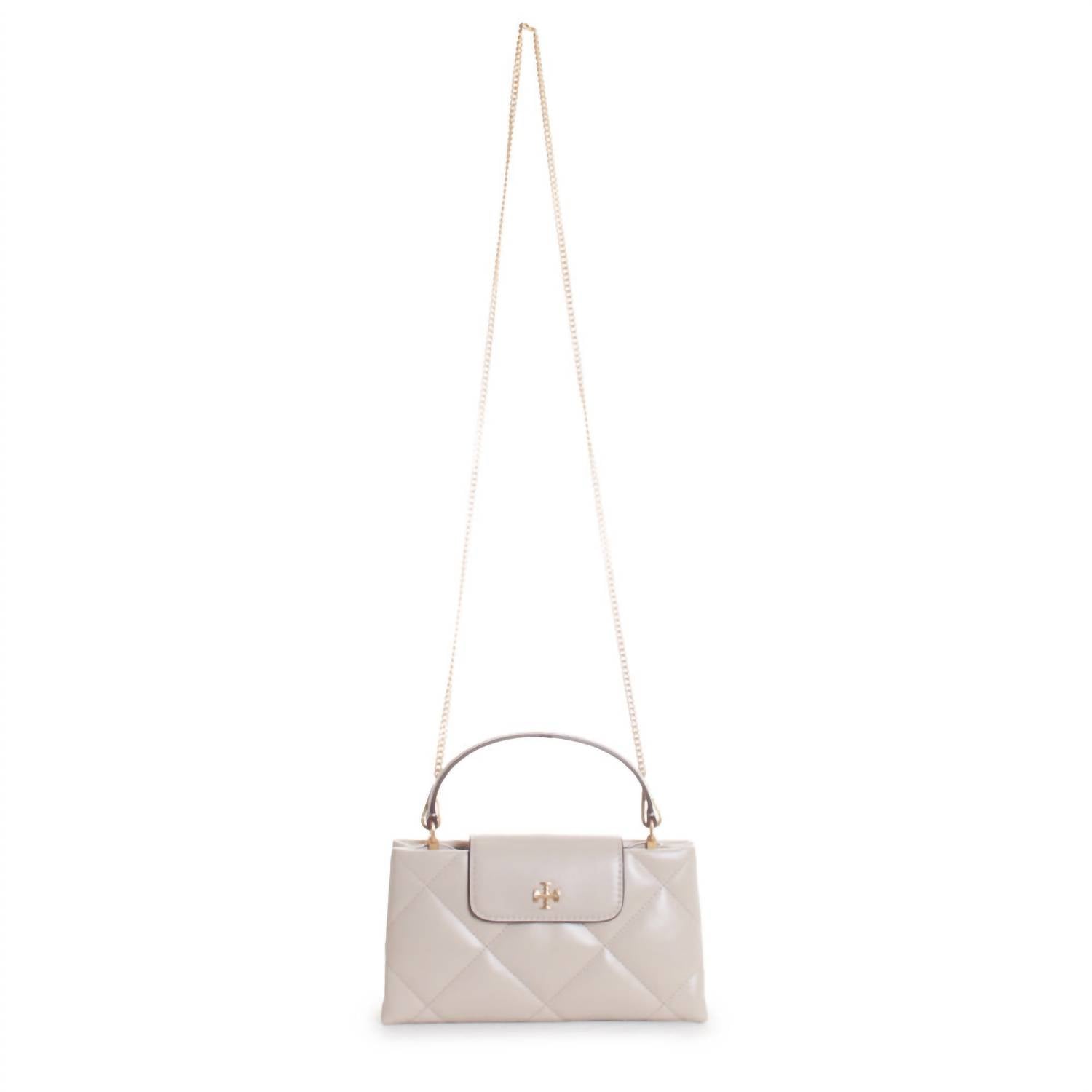 Tory Burch - Women's Kira Diamond Quilt East West Top Handle Bag