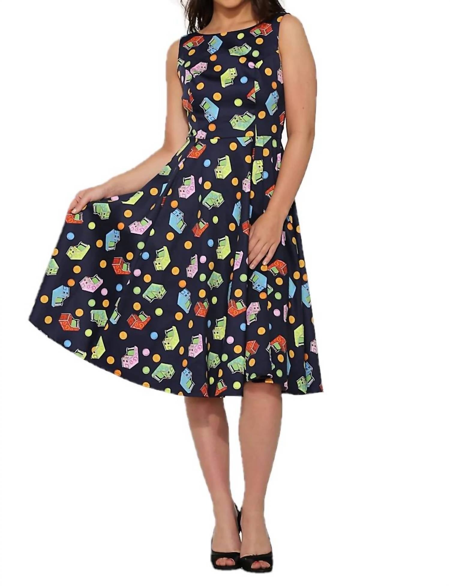 Orchid Bloom - Archade Amusement Swing Dress