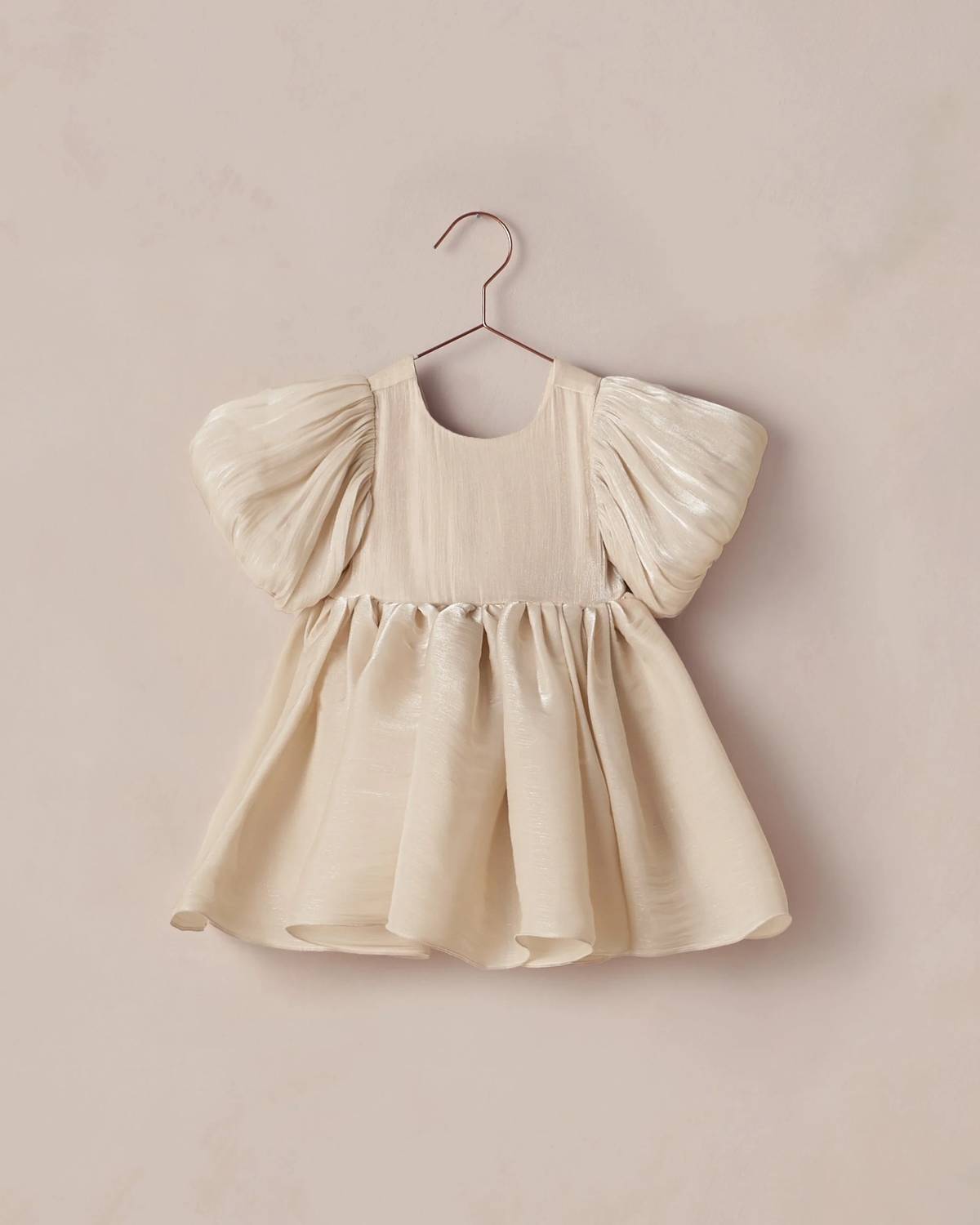 NORALEE Sofia Dress in ecru - kids' dress - alternate view