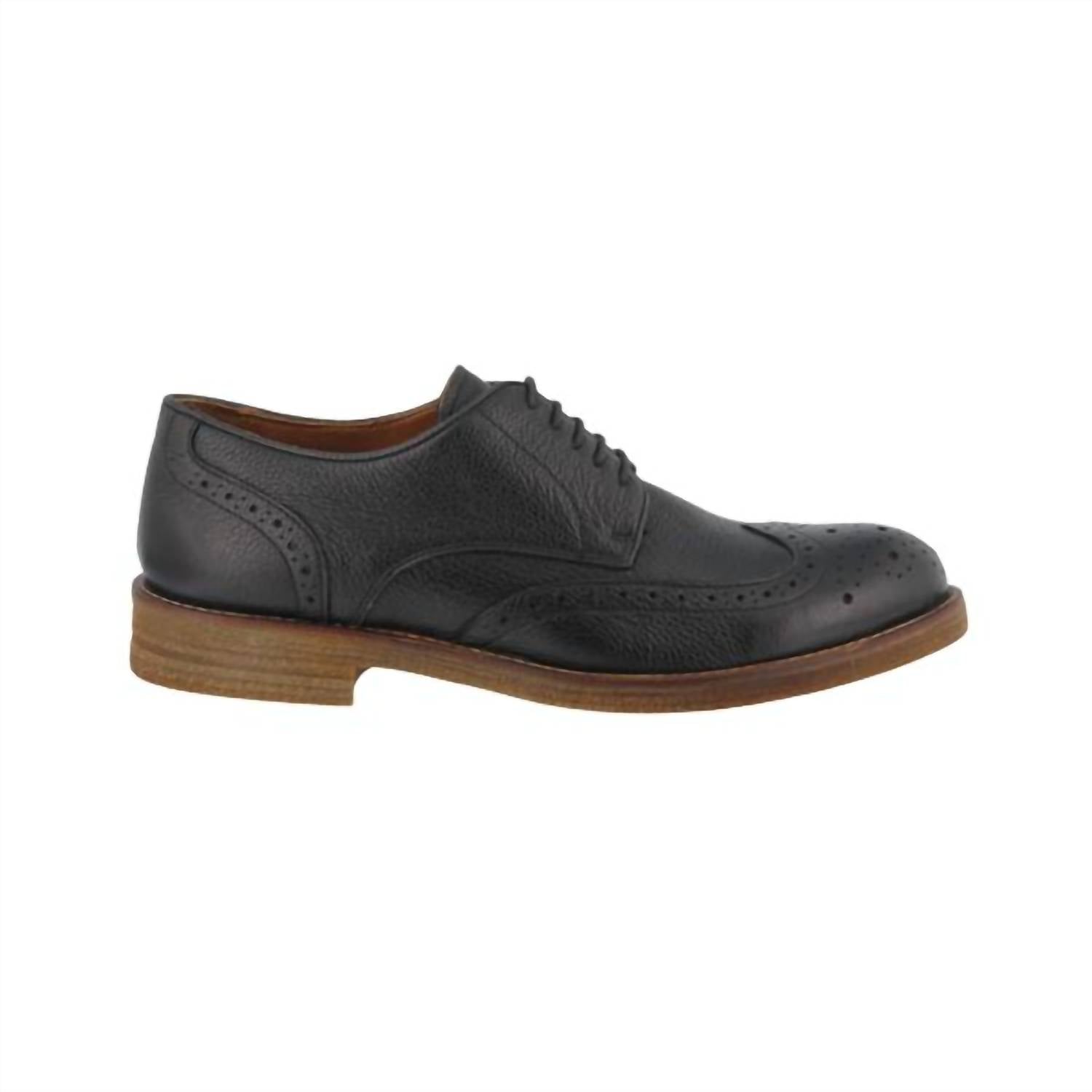 SPRING STEP SHOES Men's Benjamin Lace Up Shoe in black - men's loafer