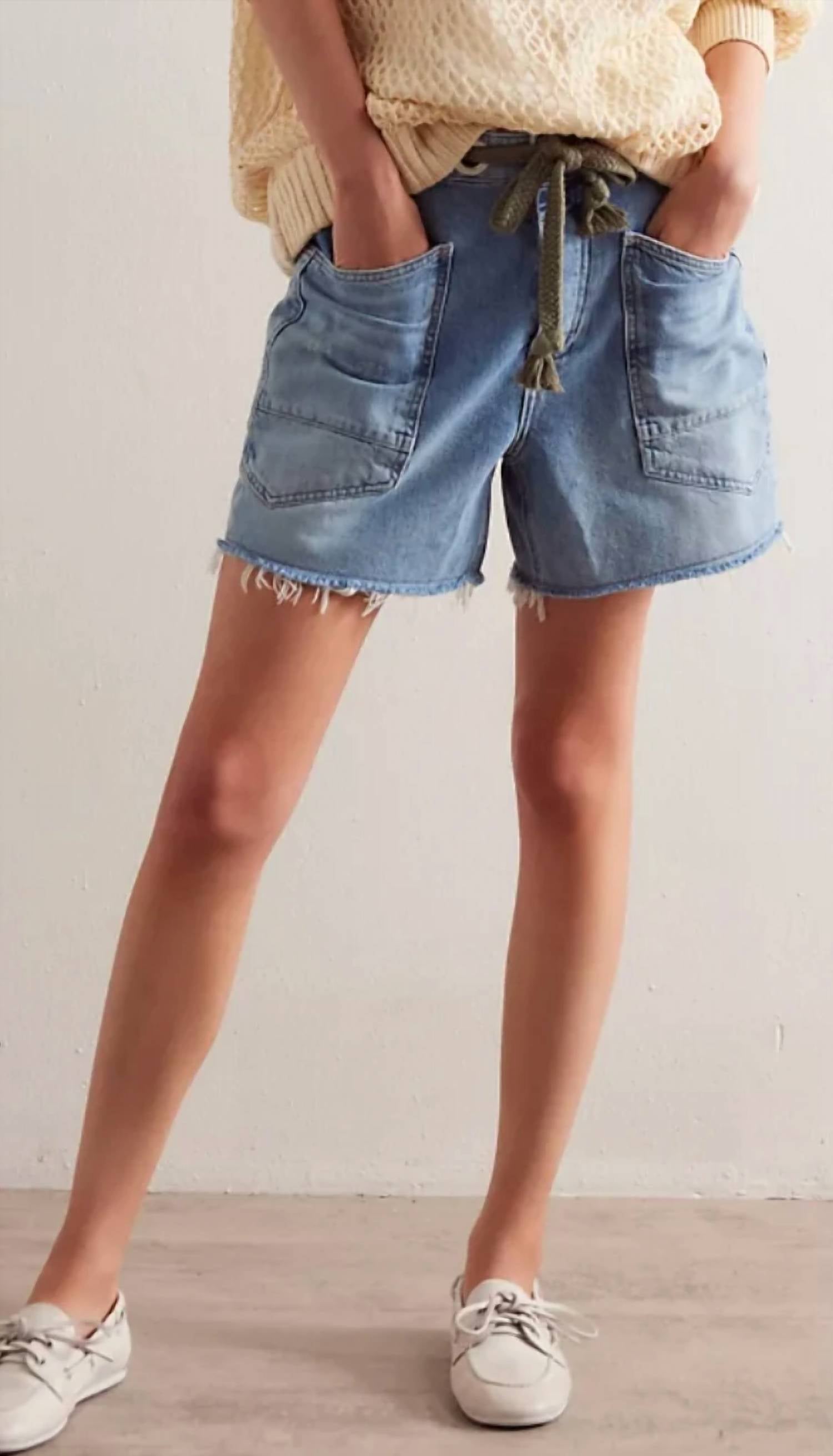 Free People - Moxie Slouchy Wide Fit Shorts