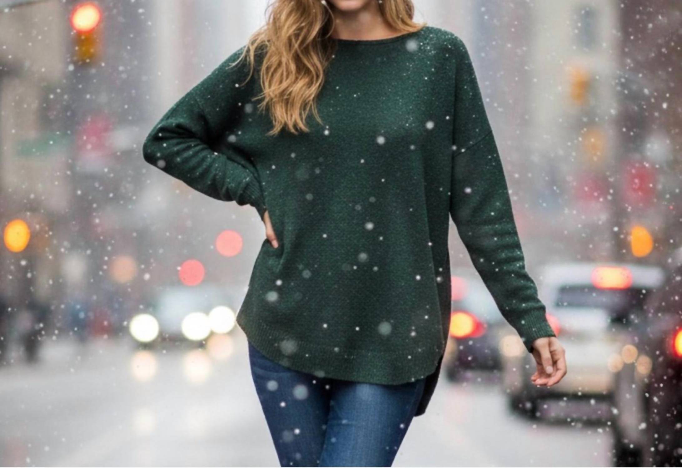 Vince Camuto - Crew Neck Long Sleeve Sweater