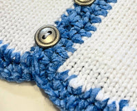 Gita - Boy's 2pc Cotton Sweater With Chenille Trim
