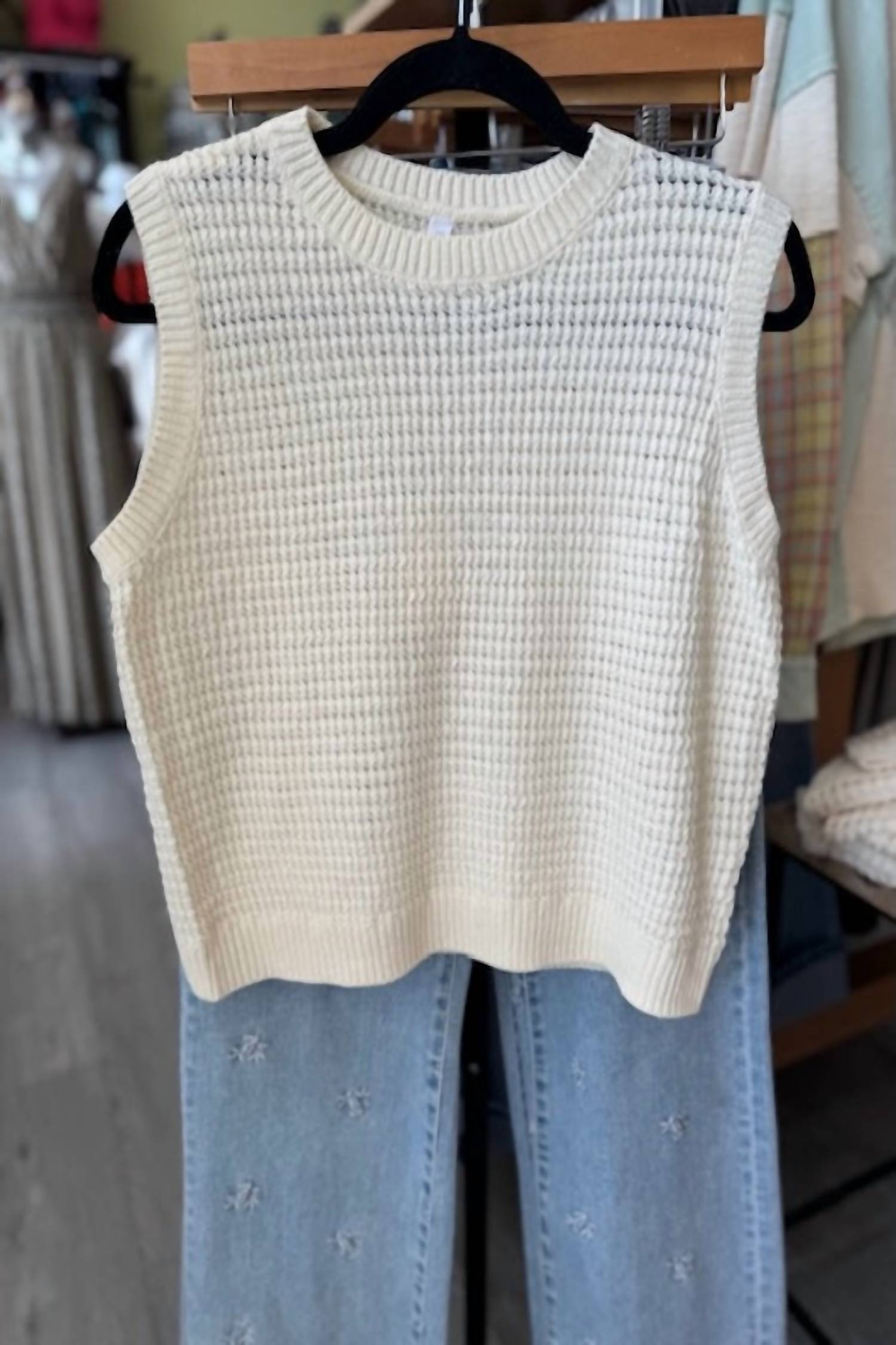 Wishlist - Women's Effortlessly Polished Knit Sweater Vest