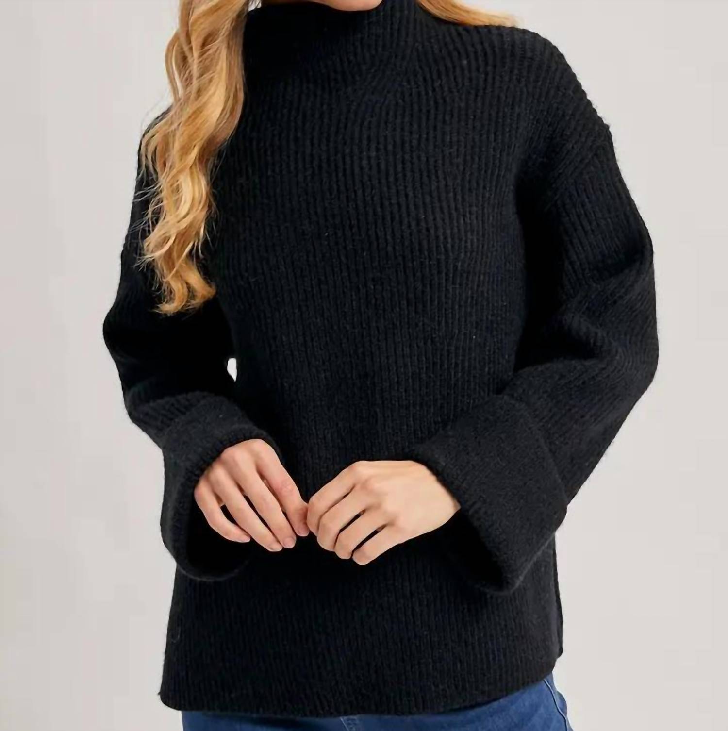 Bluivy - FUNNEL NECK OVERSIZED PULLOVER