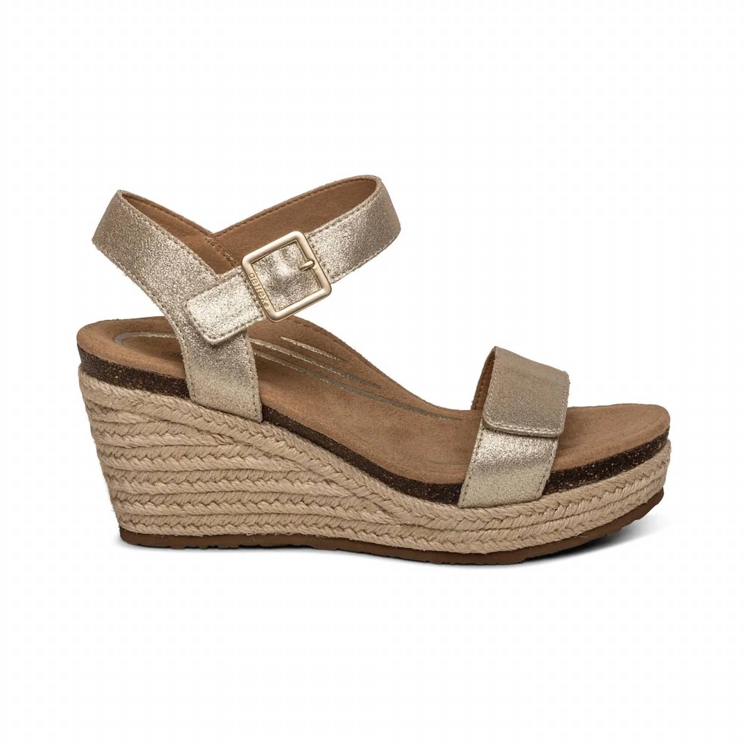 Aetrex - Women's Sydney Espadrille Wedge Sandals