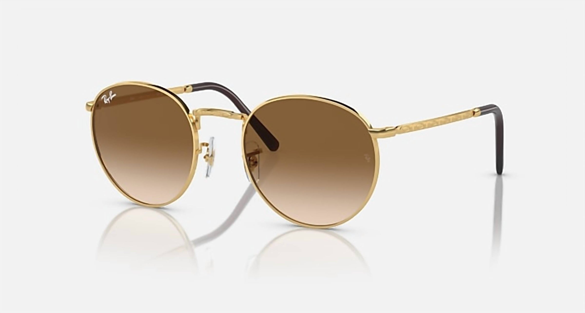 Ray Ban - New Round Medium Non Polarized Sunglasses Rb3637 001/51