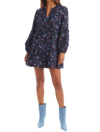 ALLISON NEW YORK MICHELLE MINI DRESS in floral - women's dress - detail view