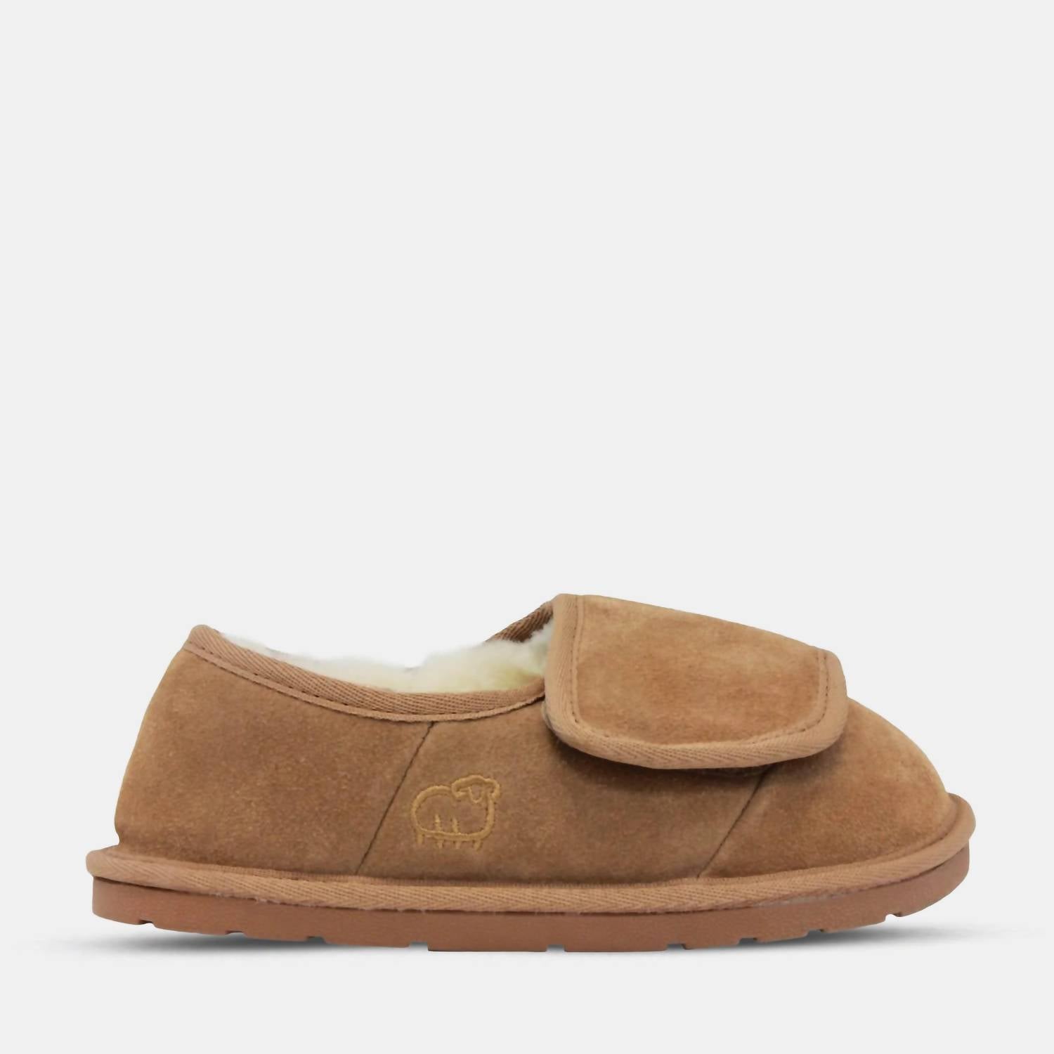 Lamo - Women's Closed Toe Heel Wrap Bootie Wide Slipper