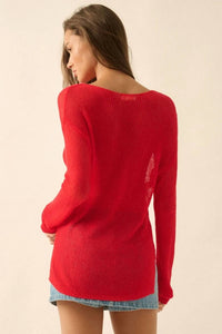 Promesa - All The Stops Pull Over Sweater