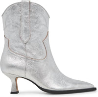 Dolce Vita Women's Angel Metallic Leather Boot in silver - women's shoe
