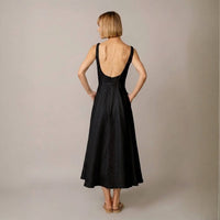 Maison Zoulias - Audrey Linen Midi Dress