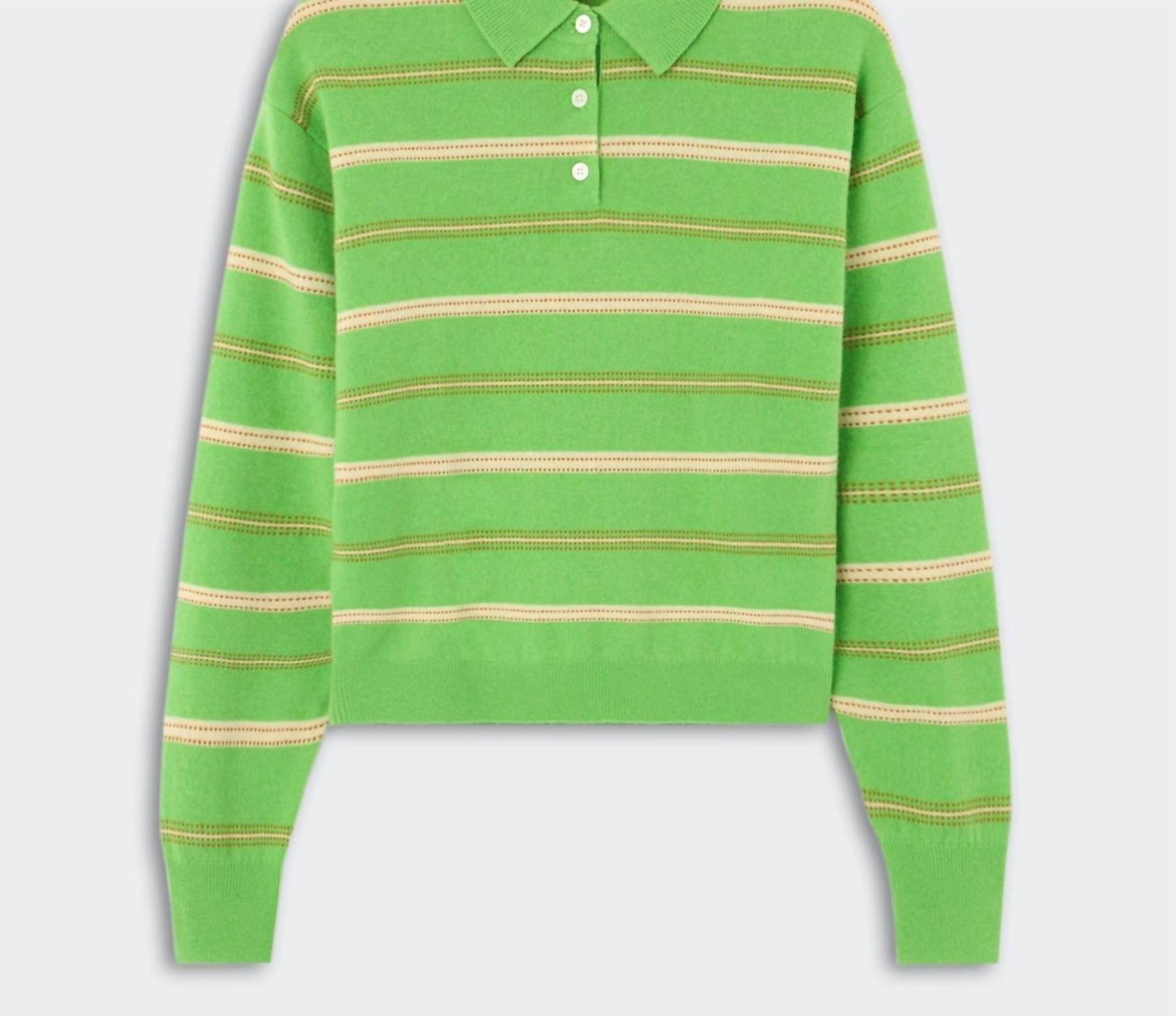Guest In Residence - Collegiate Stripe Polo