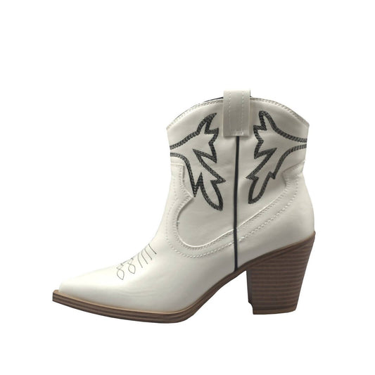 Mia - Women's Alejo Western Ankle Bootie