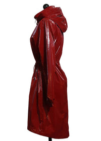 Nikki Jones - Women's Shiny Long Sleeves Rain Jacket
