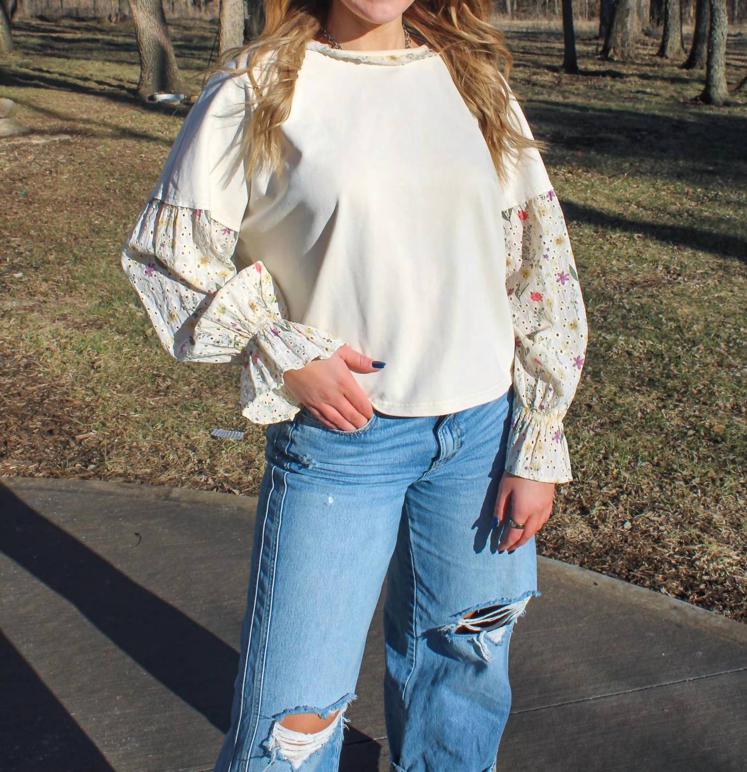 Mittoshop - Mit-jaque Long Sleeve Top