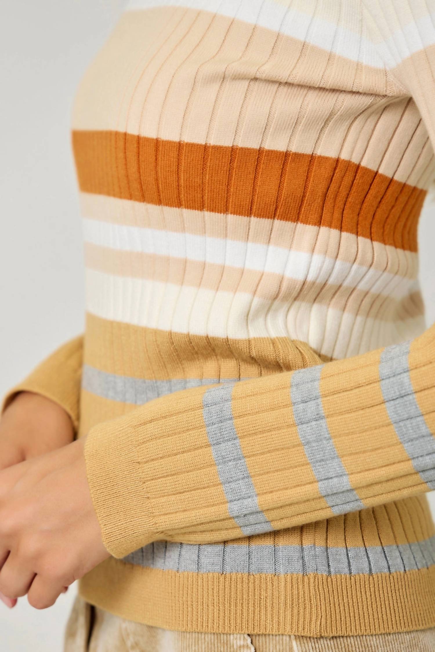 Mystree - Color Block Striped Sweater